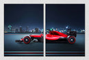 F1 Racing Wall Art , Set Of 2