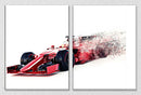 F1 Racing Wall Art, Set Of 2