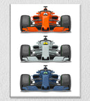 F1 Racing Wall Art