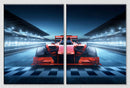 F1 Racing Wall Art, Set Of 2