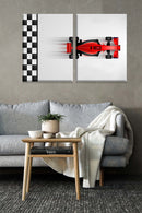 F1 Racing Wall Art, Set Of 2