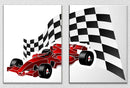 F1 Racing Wall Art, Set Of 2