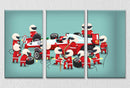F1 Racing Wall Art, Set Of 3