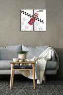 F1 Racing Wall Art , Set Of 2