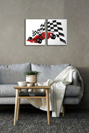 F1 Racing Wall Art, Set Of 2