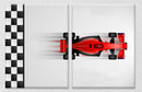 F1 Racing Wall Art, Set Of 2