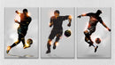 Black Modern Art Football, Set Of 3
