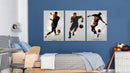 Black Modern Art Football, Set Of 3