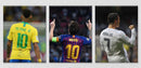 Famous Footballers, Set Of 3
