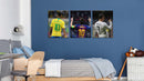 Famous Footballers, Set Of 3