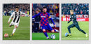 Famous Footballers On Field, Set Of 3