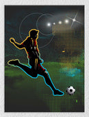Football Kicks Ball Art