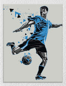 Footballer With A Graphic Trait