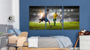 Footballers Playing, Set Of 3