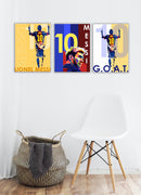 Football Wall Art 6, Set Of 3