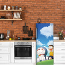 Nobita And Doremon Anime Self Adhesive Sticker For Refrigerator