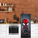 Little Spiderman Anime Self Adhesive Sticker For Refrigerator