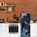 Spiderman On Work Anime Self Adhesive Sticker For Refrigerator