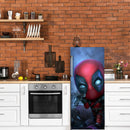 Deadpool Anime Self Adhesive Sticker For Refrigerator
