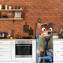 Nick Wild Anime Self Adhesive Sticker For Refrigerator