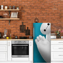 Hello Anime Self Adhesive Sticker For Refrigerator