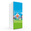 Flying Doremon Self Adhesive Sticker For Refrigerator
