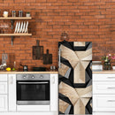 Black Brown 3D Self Adhesive Sticker For Refrigerator