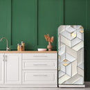 White Silver Self Adhesive Sticker For Refrigerator