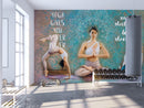 Yoga Gives You Super Power Custiomised Wallpaper for wall