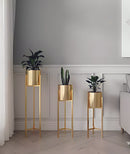 Metal Planters Trio