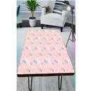 Pink Blue Texture Art Self Adhesive Sticker For Table
