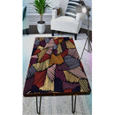 Colourful Line Art Self Adhesive Sticker For Table