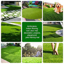 Fresh From Loom Artificial Green Grass Mat for Balcony Living Room Lawn Roll Floor Carpet Waterproof Washable 35mm