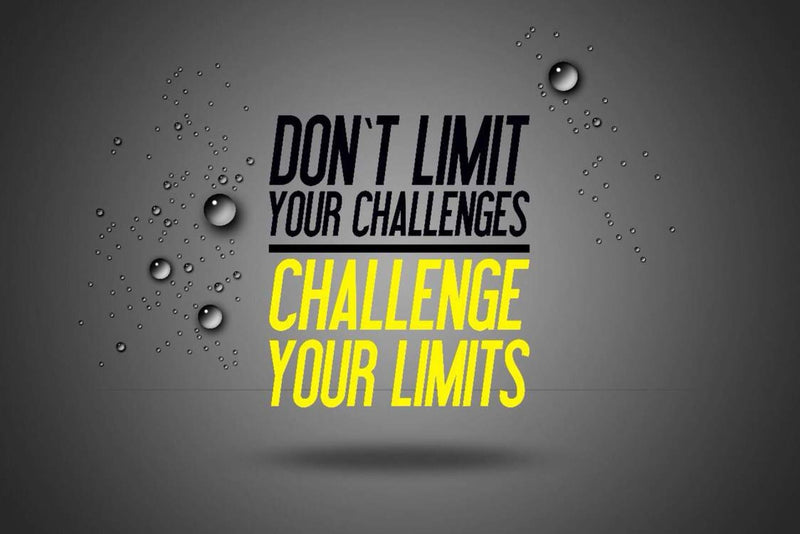 Challenge Your Limits Gym Wallpaper