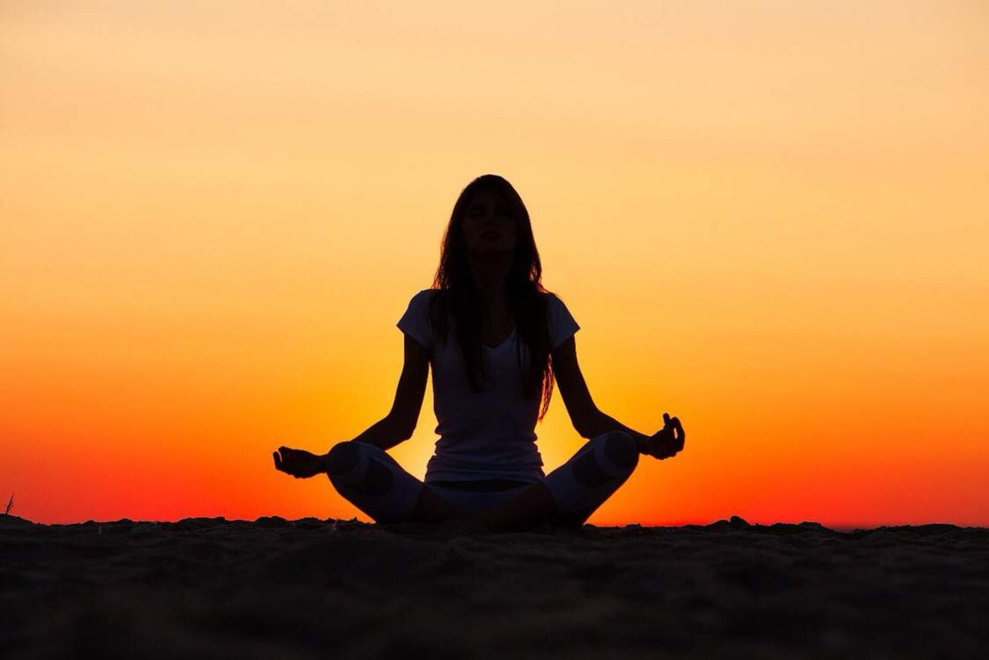 Sunrise Woman Yoga Wallpaper