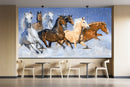 Graceful Multi Colored Horse Wallpaper
