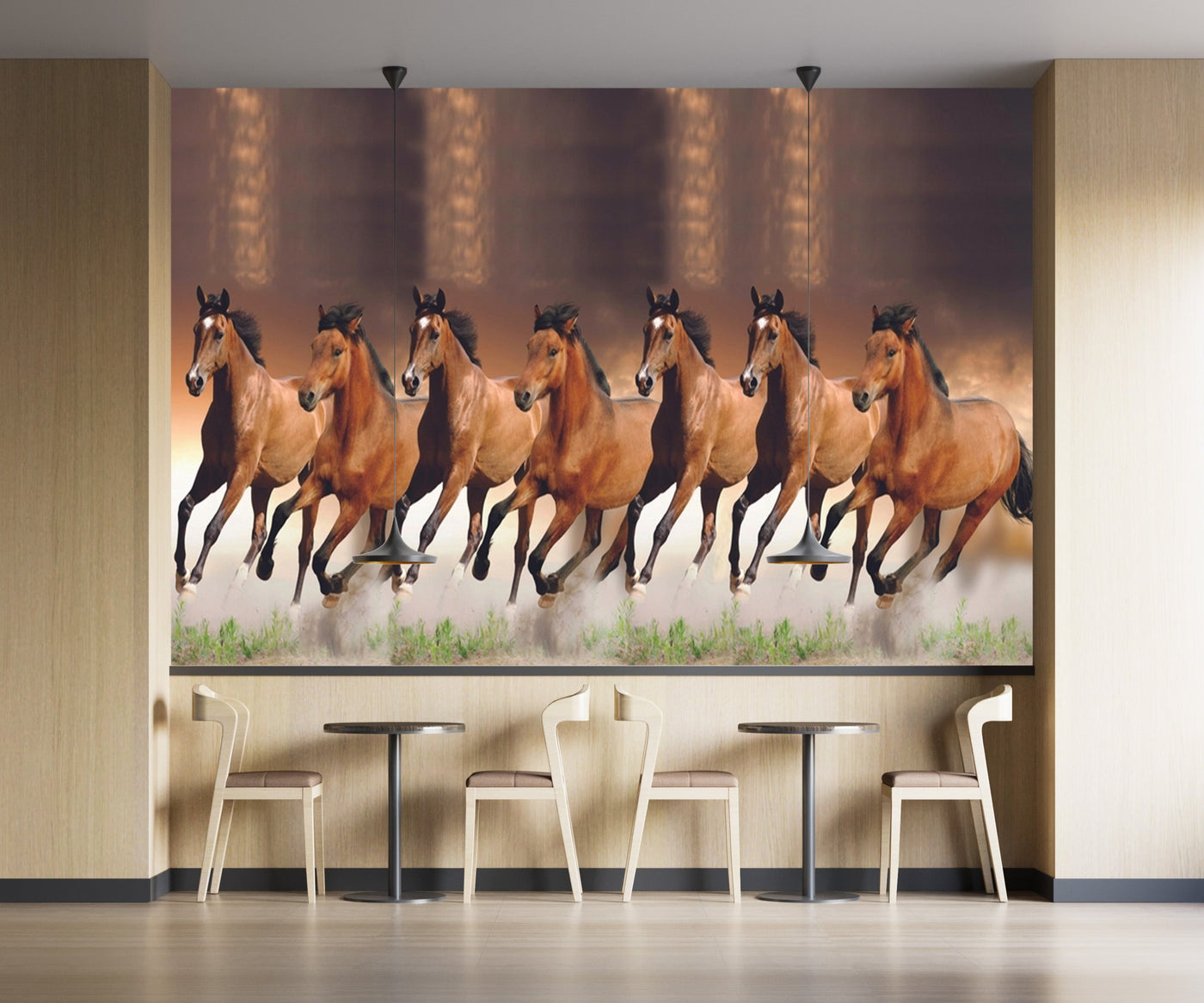 Horses Customised Wallpaper