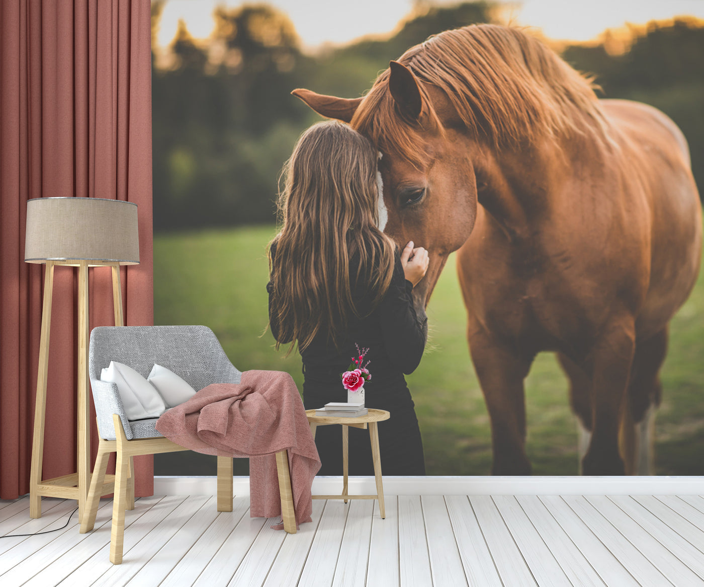 Horses Customised Wallpaper