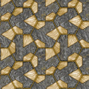 Max Honeycomb Marble Wallpaper