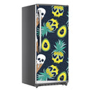 Pineapple Skull Art Self Adhesive Sticker For Refrigerator