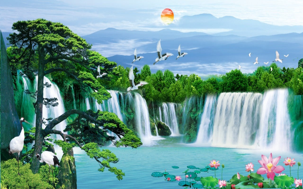 Natural Life Landscape Customised Wallpaper for wall