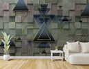 Geometric Figures Customised Wallpaper for wall