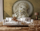 Beautiful Lady Sculpture Customised  wallpaper for wall