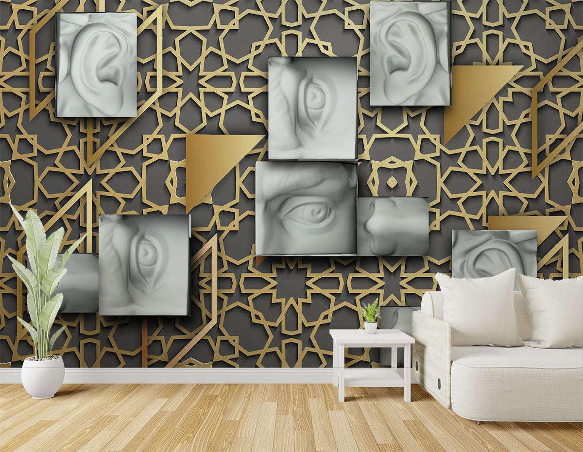 Wall Ears and Eyes wallpaper for wall