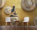 Gautam Buddha meditating wallpaper for wall