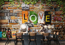 Love Customised wallpaper for wall