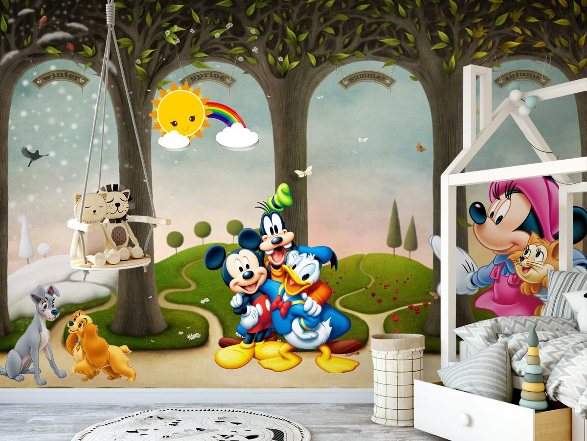 Mini Mouse wallpaper for wall