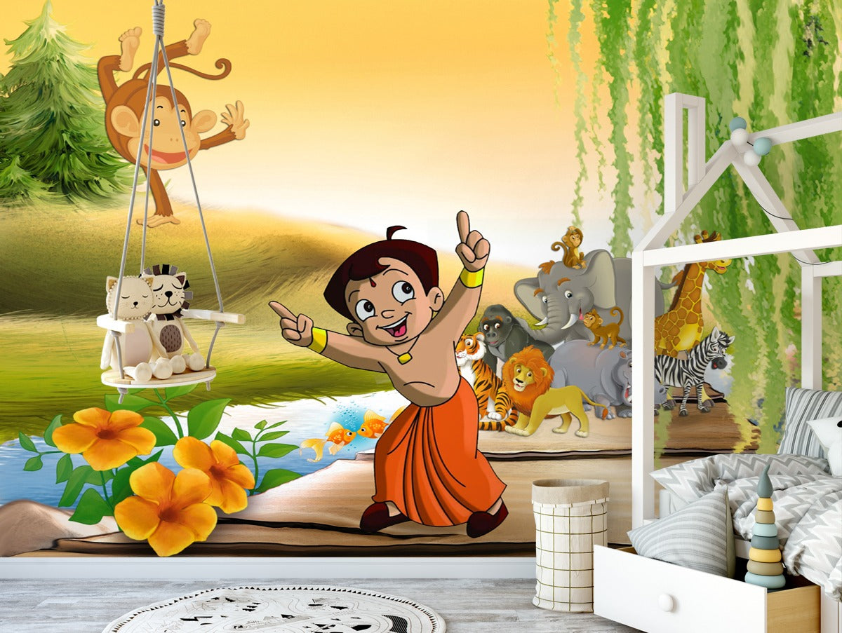 Chhota Bheem wallpaper for wall