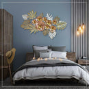 Floral wall metal art