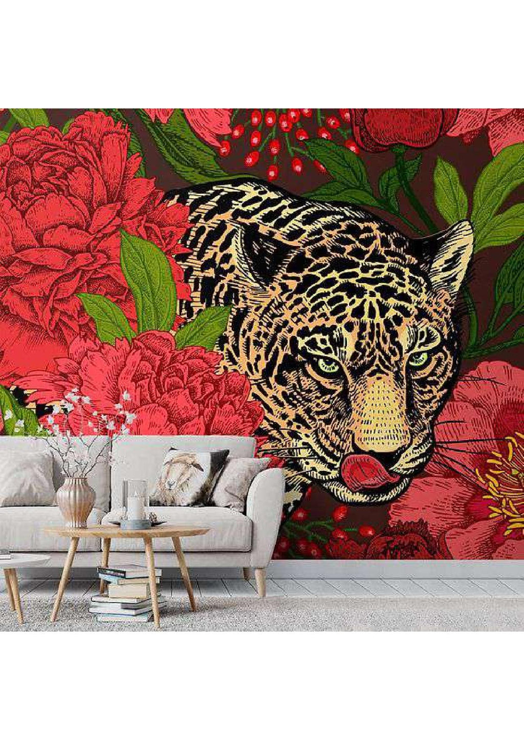 Red Leopard Wallpaper